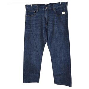 346 Brooks Brothers Mens Blue Denim Relaxed Fit Straight Leg Jeans 40X32 NWT
